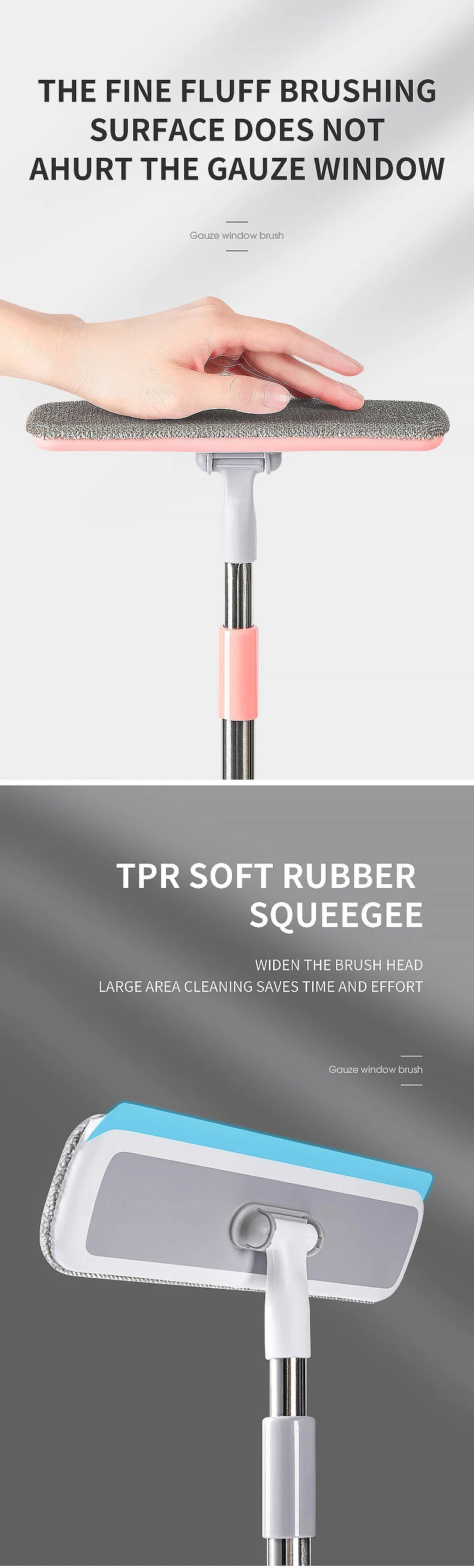 Eco-friendly Household Tools Window Screen Cleaning Brush