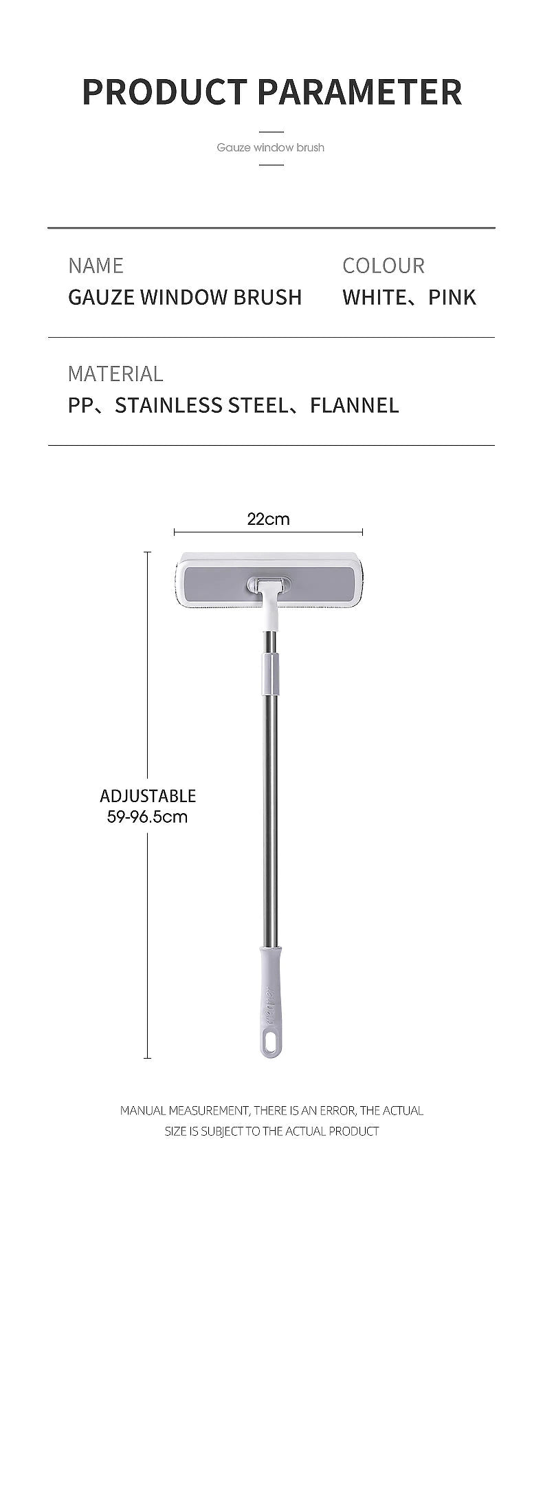Eco-friendly Household Tools Window Screen Cleaning Brush